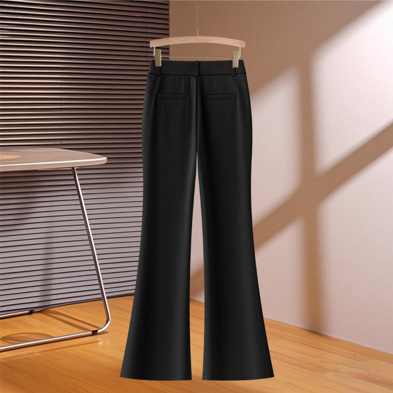 啄木鸟爆款九分喇叭裤子秋冬高腰显瘦休闲女裤加绒气质微喇西装裤,淘宝优惠券,粉丝福利购,淘宝优惠卷