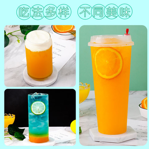 鲜活柳橙汁3kg风味浓缩果汁水果香橙浓浆茶饮品原料奶茶店专商用 - 图1