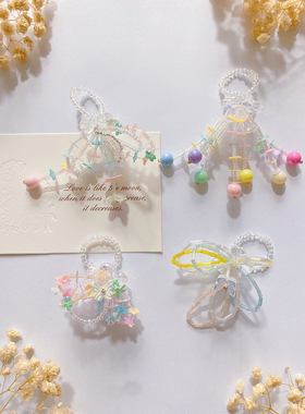 薄荷曼波 串珠戒指diy材料包女款小众配饰春夏新款设计感食指戒