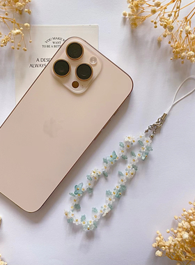 梨花树下 春夏新款手工串珠手链清新百搭少女项链手机链送闺蜜