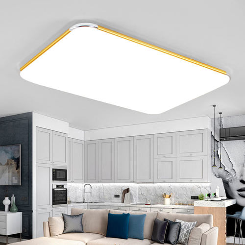 超薄LED吸顶灯客厅灯具长方形卧室餐厅阳台创意现代简约办公室灯-图0