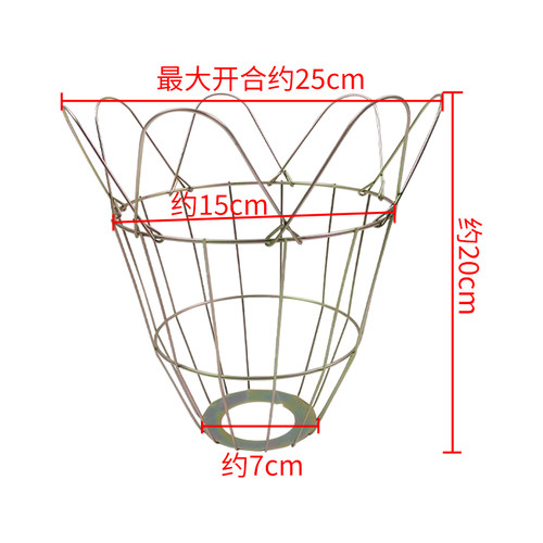 保温灯防烫网保温灯罩养殖场专用灯网罩取暖灯泡防撞金属网罩灯具 - 图3