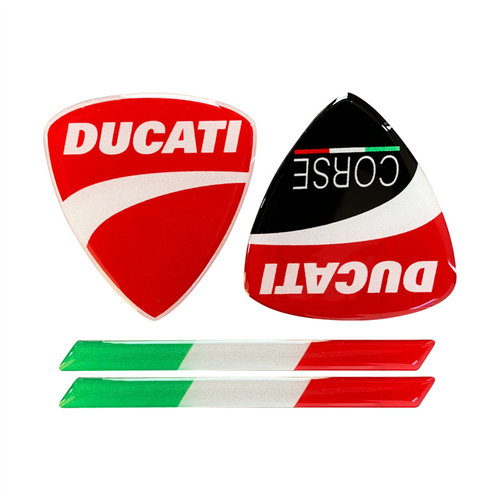 适用于杜卡迪DUCATI821/1199车标反光贴纸摩托车头盔防水改装贴花 - 图3