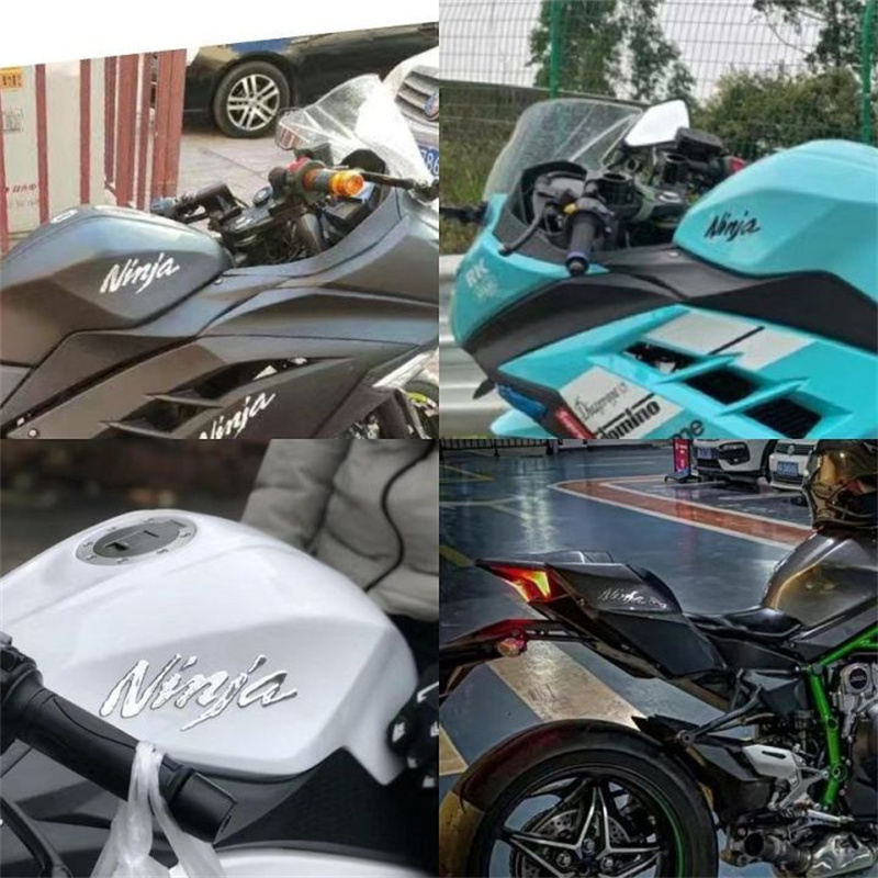 ZX-6R10R12R川崎ninja400 300 650车标贴摩托车装饰贴纸软胶贴花 - 图2