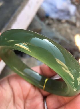 直播间手镯冰种辽宁口径岫岩玉