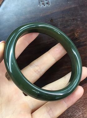 天然手镯大口径岫岩玉