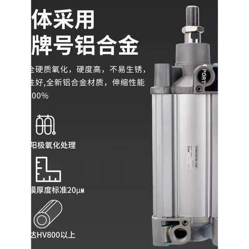 SMC单耳环型气缸CP96SC/CP96SDC32/40/50/63/80/100/125-150/200C - 图2