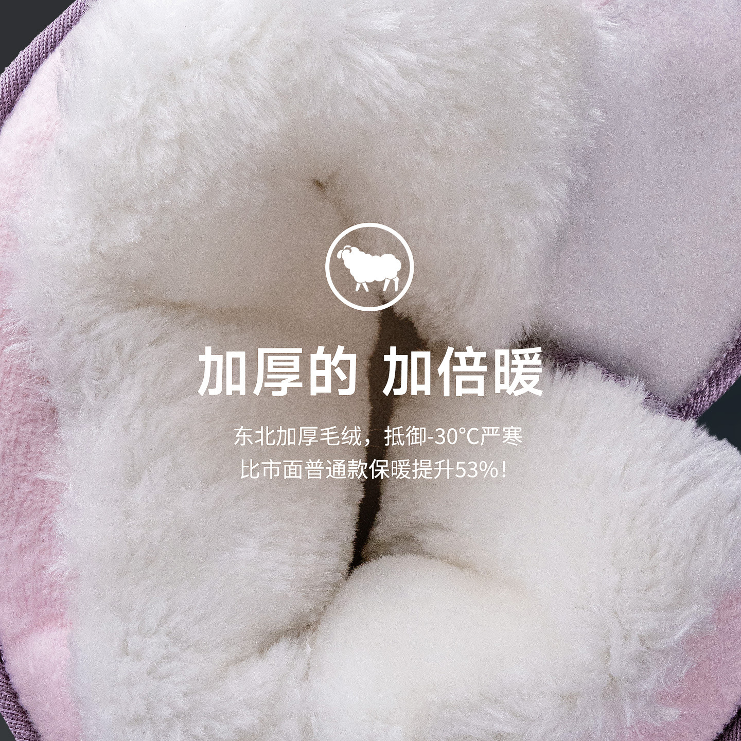 东北哈尔滨防水儿童雪地靴女孩防滑雪靴冬季加厚保暖大棉鞋男童靴 - 图0