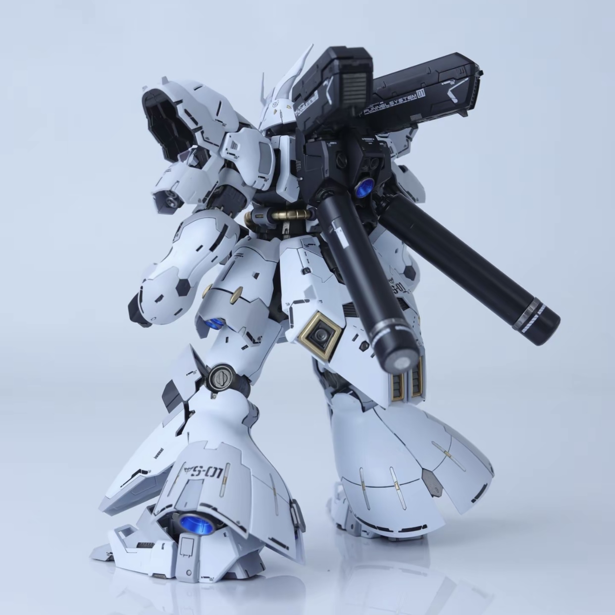 高高RG白灰沙扎比1/144电镀可动机甲拼装模型玩具礼物现货手办 - 图3