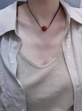 天然无优化南红玛瑙本命年转运珠