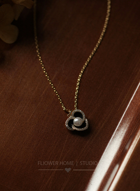 花宿家滴油珍珠女复古精致