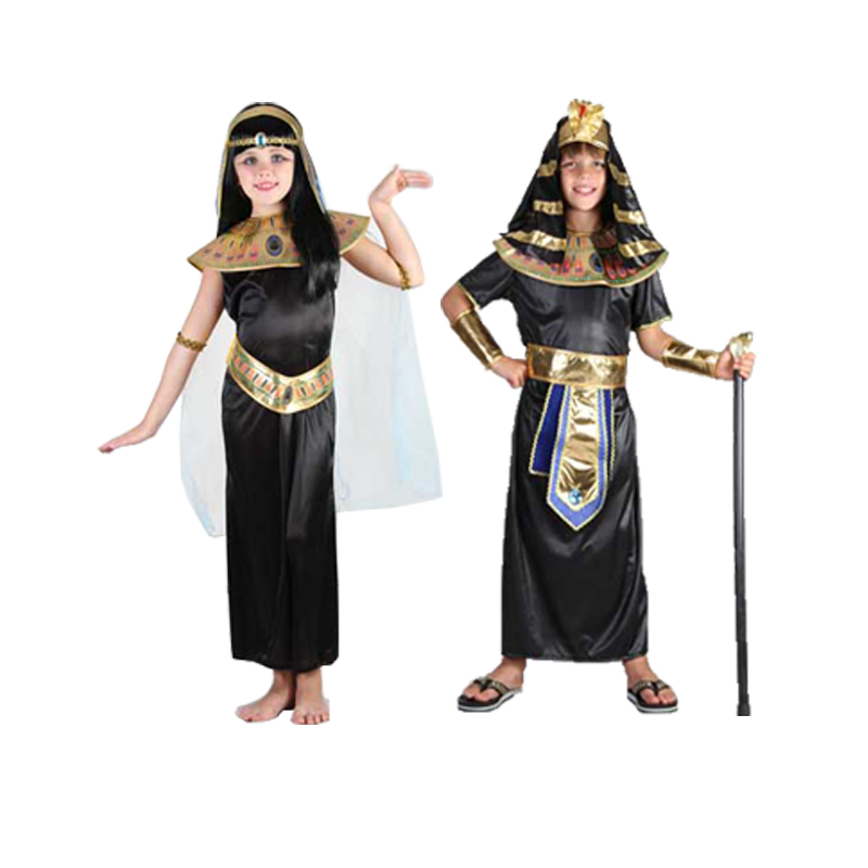 儿童节cos表演服装 男罗马武士王子战士女古埃及希腊公主骑士衣服 - 图0