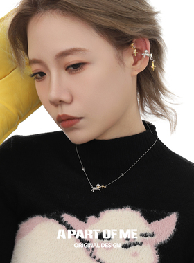 软糯糯！晚安小羊系列原创纯银项链小众设计星星可爱高级感锁骨链