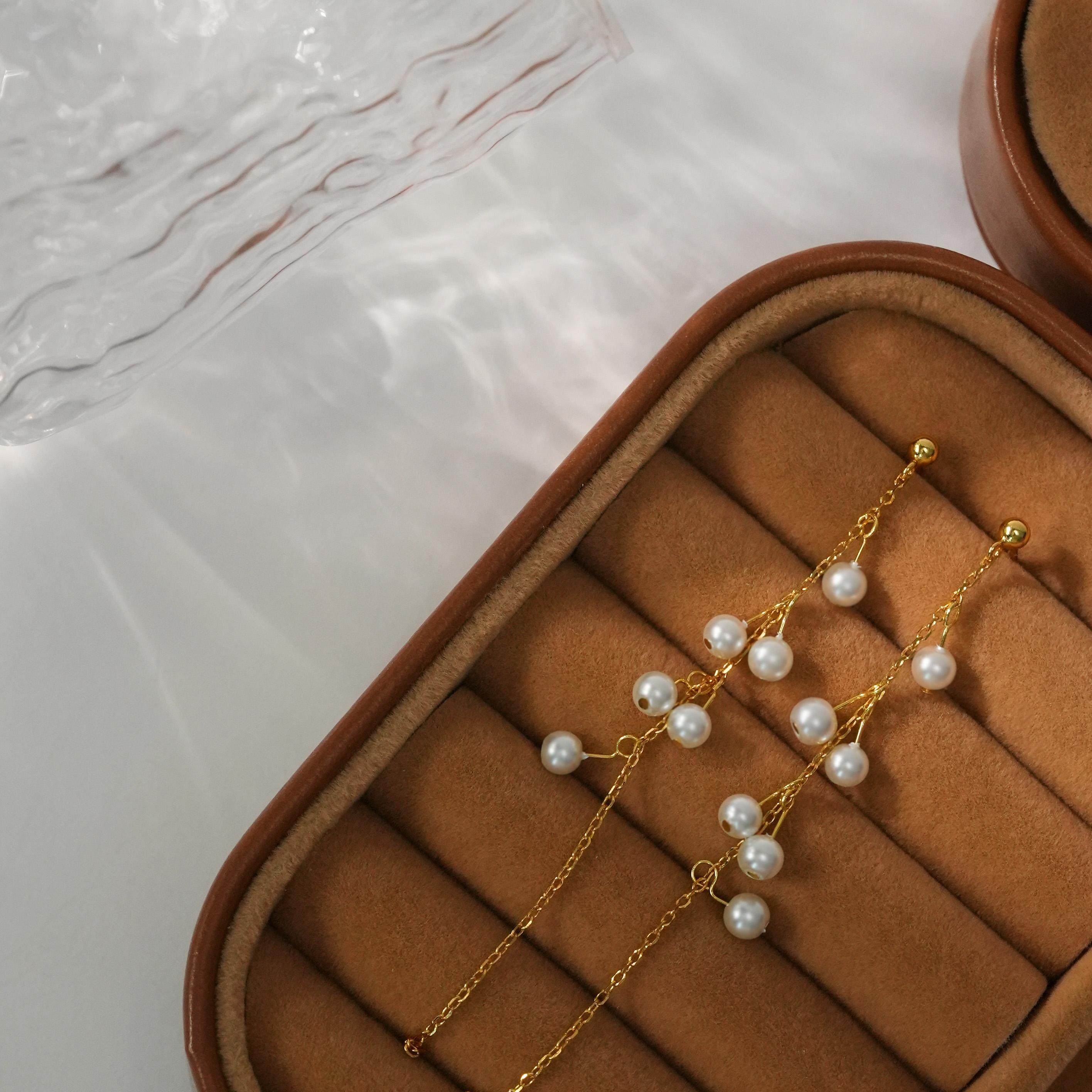 仙气葡萄流苏耳钉甜美长款气质清新百搭女耳饰,淘宝优惠券,粉丝福利购,淘宝优惠卷