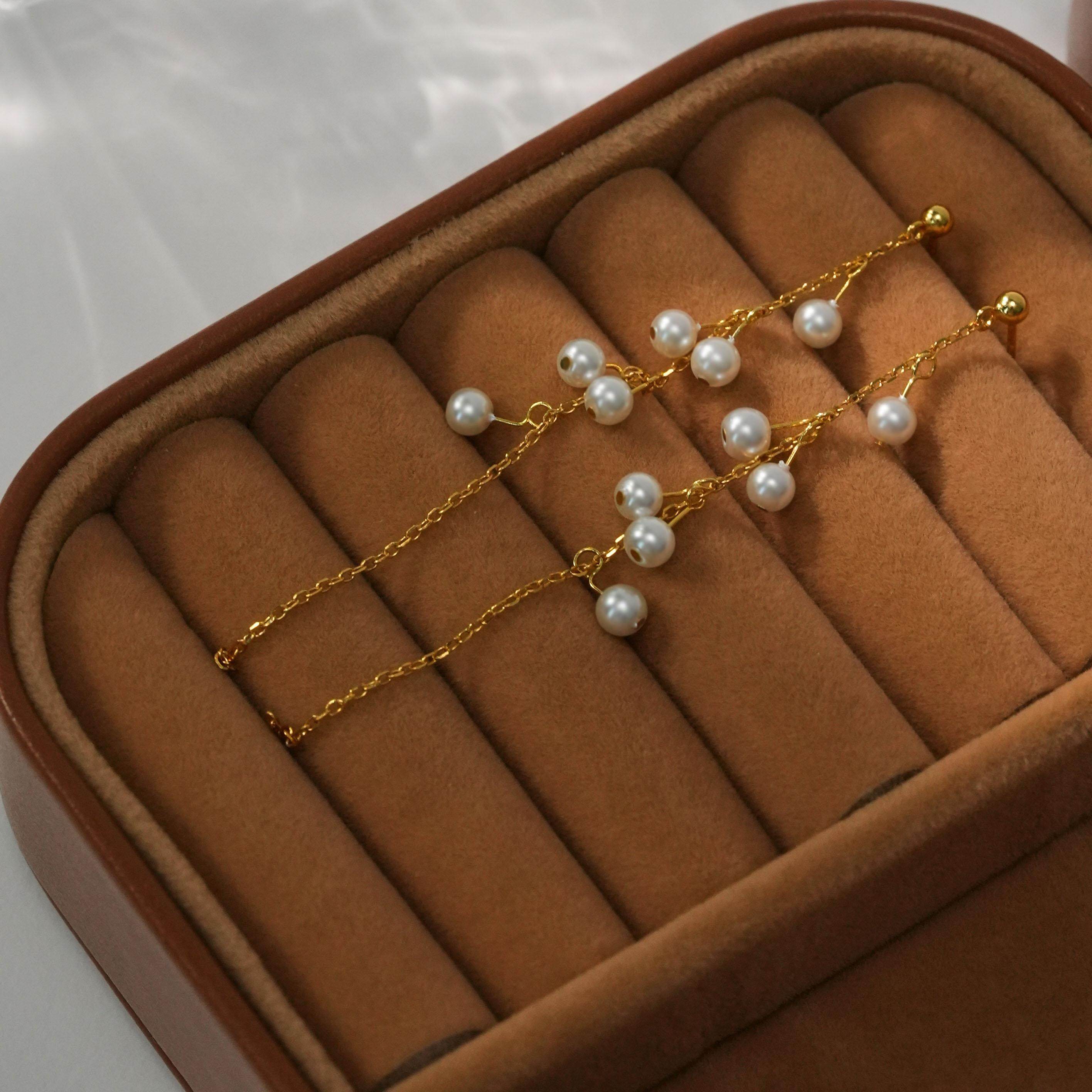 仙气葡萄流苏耳钉甜美长款气质清新百搭女耳饰,淘宝优惠券,粉丝福利购,淘宝优惠卷