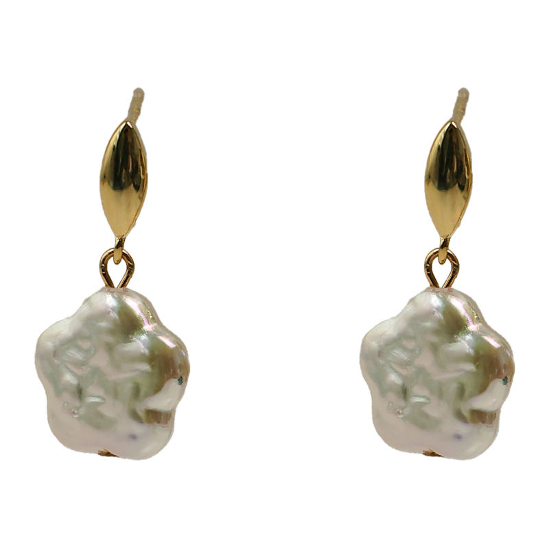 梅花巴洛克流苏耳钉气质百搭法式简约温柔优雅,淘宝优惠券,粉丝福利购,淘宝优惠卷