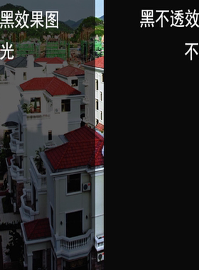 深黑色魔幻风隔热防晒隐私贴膜