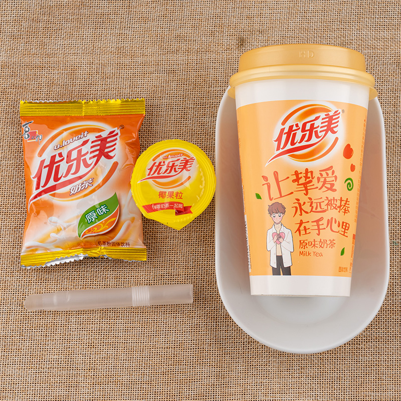 优乐美奶茶80g*30杯装椰果奶茶代餐粉喜之郎速溶下午奶茶饮料饮品 - 图2