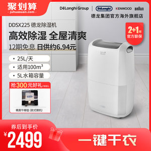 Delonghi/德龙 DDSX225 除湿机家用抽湿机吸湿器可干衣卧室内小型