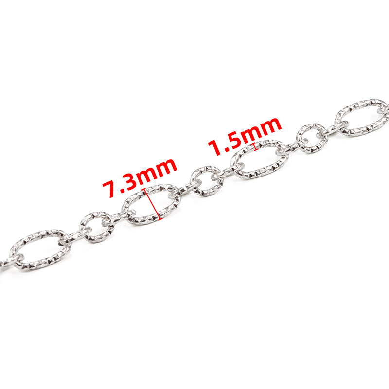 钛钢3:1十字链饰品链条diy项链手链切面链爆闪服饰链配饰手工材料,淘宝优惠券,粉丝福利购,淘宝优惠卷