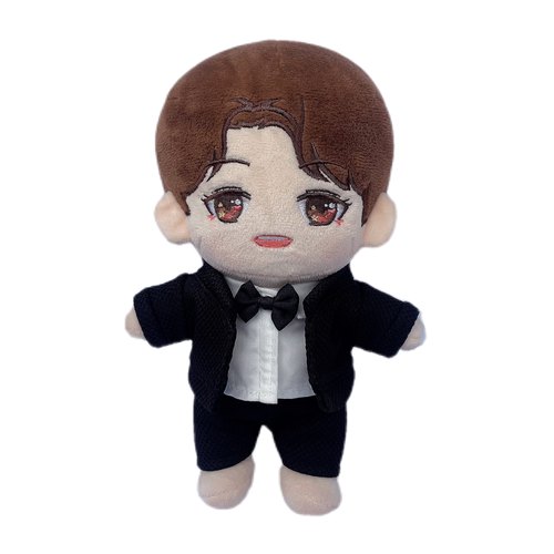 现货棉花娃娃10cm/15cm/20cm/娃衣西服西装衬衫套装男娃帅气衣服 - 图3