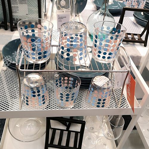 IKEA宜家勒沃达德干碗架不锈钢沥水篮滤干架杯架厨房用具国内代购 - 图0