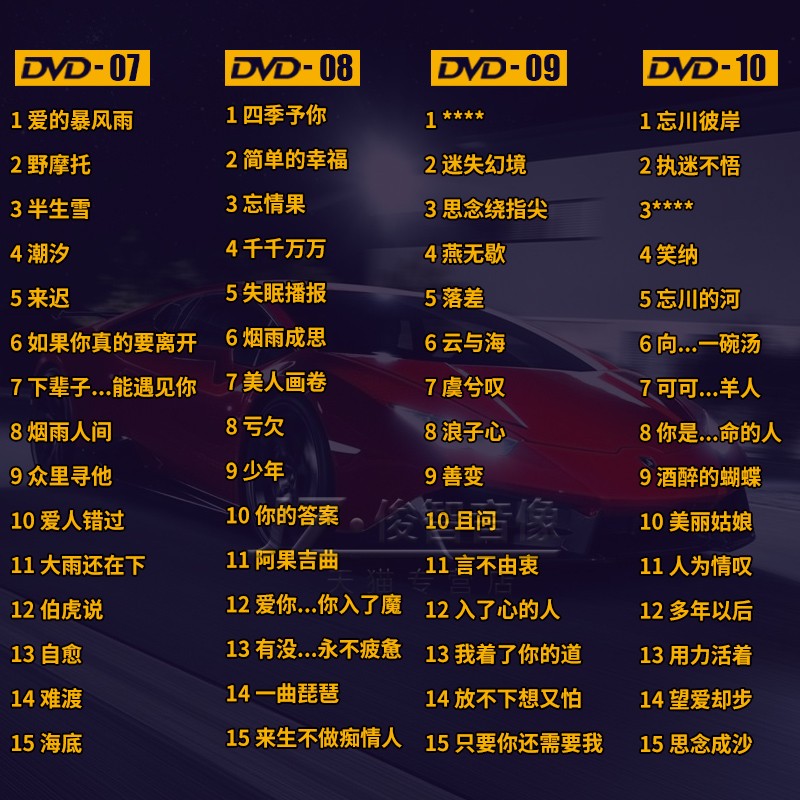 汽车载dvd碟片dj劲爆2023流行新歌音乐光碟歌曲嗨高清mv视频光盘 - 图2