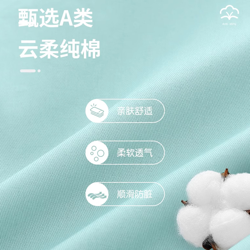 纯棉宝宝爬爬服全身户外吃饭防脏爬行服春秋季新生婴儿连体衣罩衣 - 图2