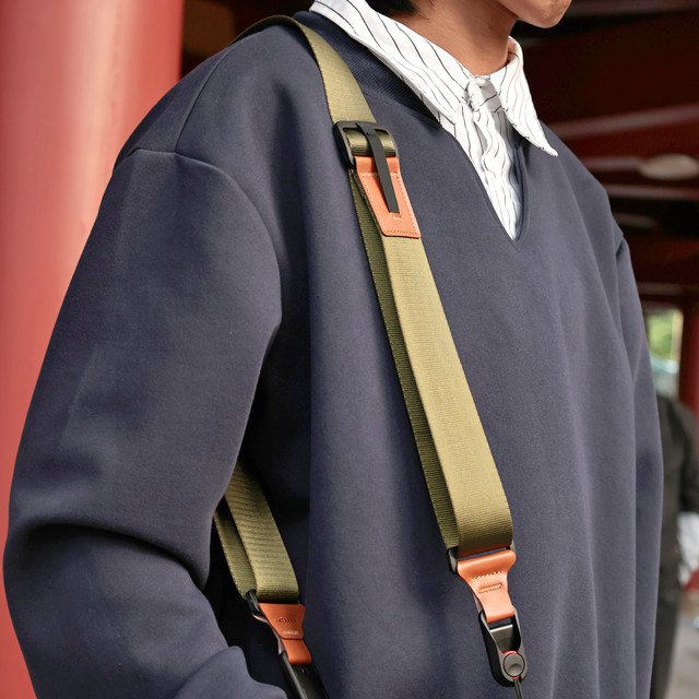 SLR mirrorless camera shoulder strap quick release and quick release