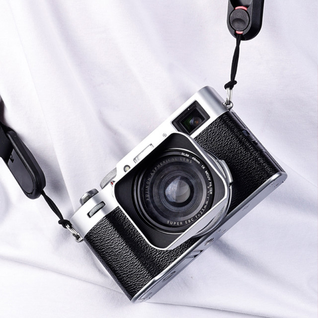 Aluminum alloy lens hood Fuji square metal ring