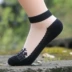 Đặc biệt hàng ngày Chất liệu ren cotton đáy vớ vớ pha lê vớ trong suốt vớ nữ mỏng vớ nữ vớ ngắn - Vớ