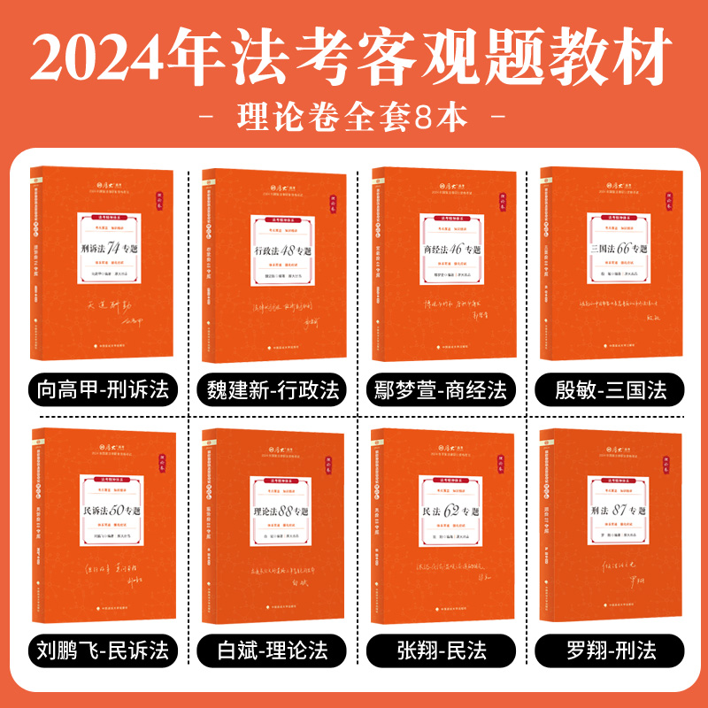 厚大法考2024教材司法考试2024全套资料教材法律资格职业考试客观题张翔民法罗翔刑法向高甲刑诉行政法鄢梦萱商经法法考历年真题卷-图3