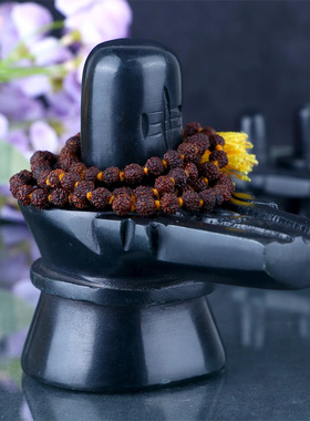 印度湿婆Linga林伽黑石