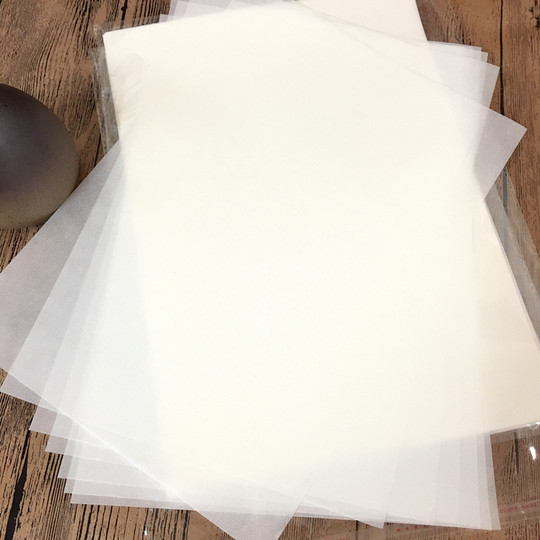 Trennpapier, Pergamin-Trägerpapier, individuelle Gestaltung von Silikonölpapier