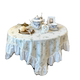 French Korean pastoral fresh cotton floral tablecloth