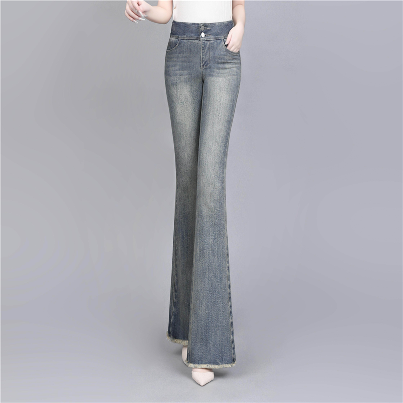 新塘微喇牛仔裤女装2026秋冬新款时尚潮流小个子喇叭裤直筒长裤子,淘宝优惠券,粉丝福利购,淘宝优惠卷