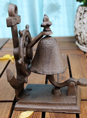 酒吧铁艺桌面铃铛铸铁复古