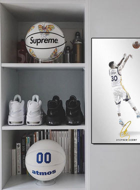 NBA球星库里装饰画金州勇士队