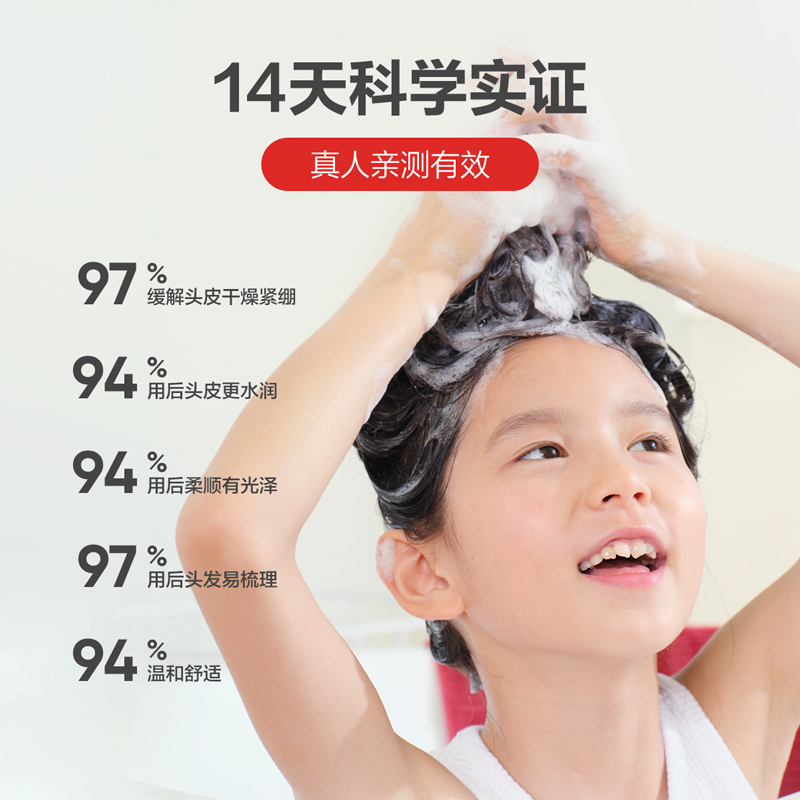 【预售】红色小象儿童洗发水3岁+专用温和清洁不刺激顺滑蓬松发丝