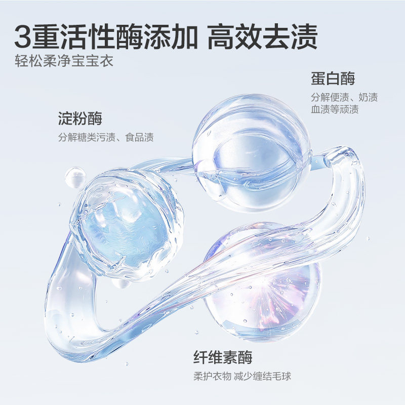 红色小象婴儿洗衣液新生宝宝专用天然酵素儿童内衣专用去渍洗衣液