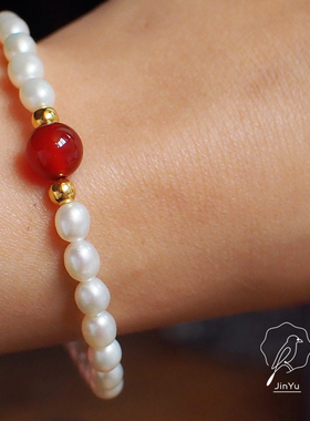 日常手链淡水珍珠单件包邮