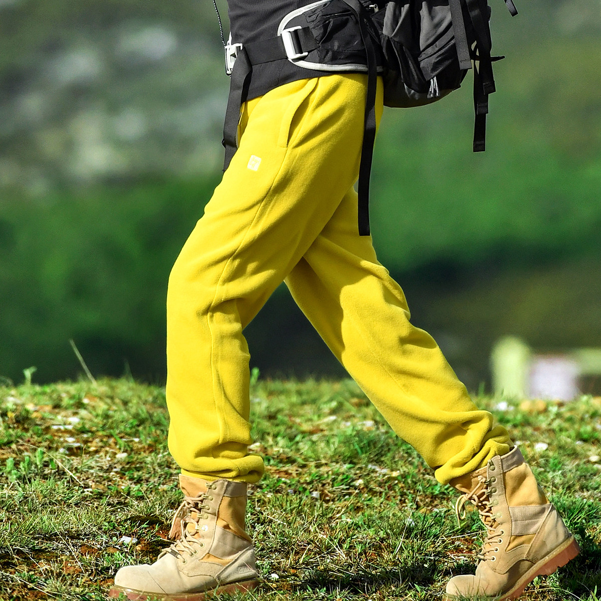 北京森林户外秋冬休闲旅行320G双面摇粒绒加厚保暖束脚抓绒长裤女,淘宝优惠券,粉丝福利购,淘宝优惠卷