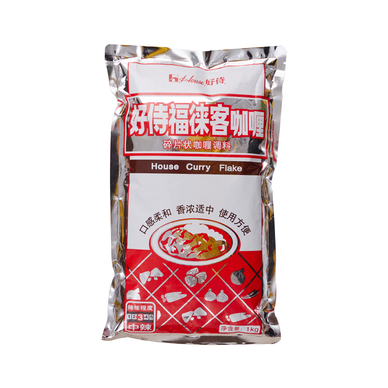 好侍咖喱碎块商用1kg 福徕客咖喱块1000g日式咖喱粉嘎哩酱鱼蛋用 - 图3