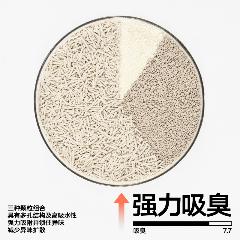 【pidan官方】宠物猫砂混合猫砂4包装豆腐膨润土砂吸臭结团3.6kg - 图2