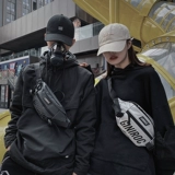Tide, сумка через плечо, мужской спортивный рюкзак, светоотражающая нагрудная сумка, сумка на одно плечо в стиле хип-хоп, поясная сумка для школьников и студентов
