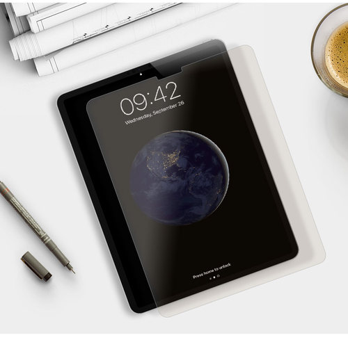 2025年iPad Pro 11寸AIR第11代12.9英寸13保护贴膜抗蓝光钢化膜pro5防爆玻璃膜防刮护眼Air6/Air7屏幕贴膜套 - 图2