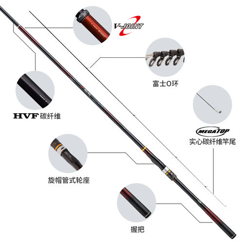 DAIWA达亿瓦 24新款银狼.K 矶钓竿黑鲷矶竿浮游筏矶杆海钓岸钓竿 - 图1