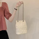 Fashionable diamond chain armpit crossbody bag