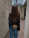 Cylindrical niche cross-body bag chain bag transfer bead adjustment