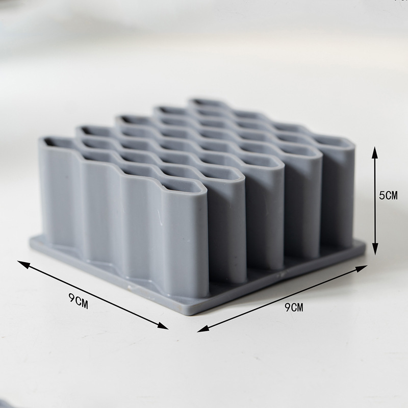 办公用品收纳架中性笔展示架笔筒办公桌面置物架文具收纳盒整理架 - 图1